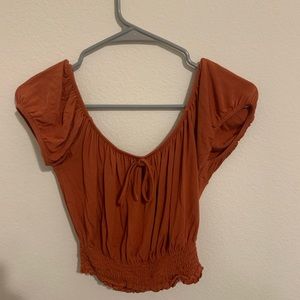 Forever 21 burnt orange crop top